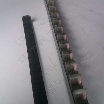 Herramienta de corte HSS 12mm Tipo D Máquina Brochadora CNC