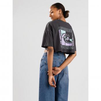 Quiksilver Damen T-Shirt Maxi Screen Grau