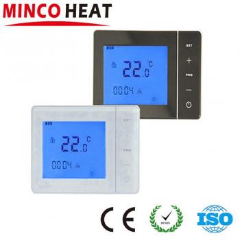 Programmable Touch Screen Thermostat with LCD Display