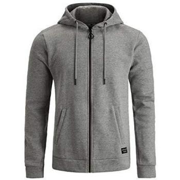 Bjorn Borg Men's Hoodie BBCENTRE 1p, Light Grey Melange XL