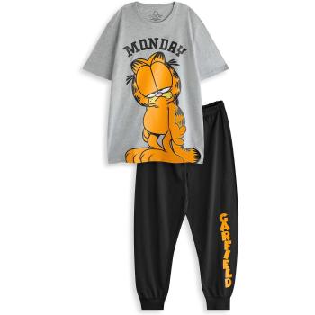 Vanilla Underground Schwarz Garfield Kurzarm Pyjama