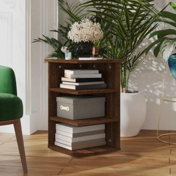 VIDAXL Mobiletto Laterale Rovere Marrone 35x35x55 cm Legno Multistrato