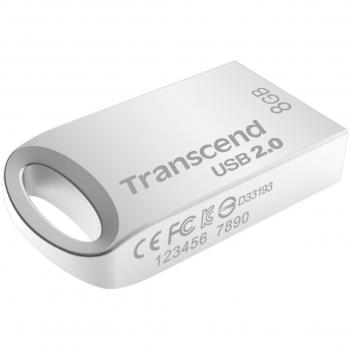 JetFlash 510 Transcend – USB 2.0, 8 GB, Colore Argento