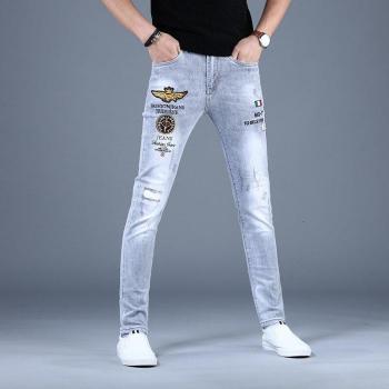 Zerrissene Denim Hosen für Männer