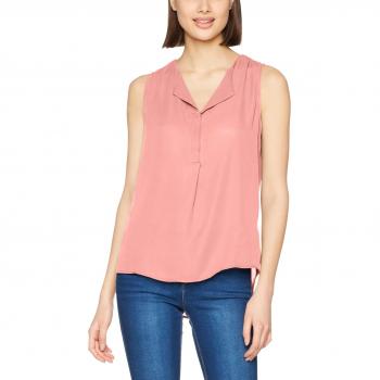 Vila Clothes Vilucy S/l Top-Noos, Camiseta sin Mangas para Mujer, Rosa Brandied Apricot, 36