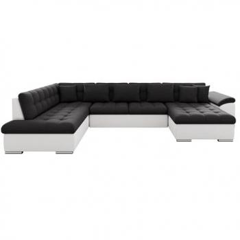 Sofá rinconero Comfivo 128, Soul 20 + Soft 017, función de descanso, 348x205x76cm