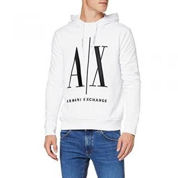 Armani Splash Max Hoodie 2XL Bianco