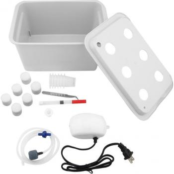 Indoor Hydroponic Garden System with 6 Bubble Pots and 220V/110V