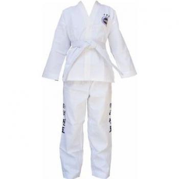 Premium Weiße Taekwondo Uniform für Erwachsene – 55% Baumwolle