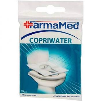 Copriwater biodegradabili Farmamed, confezione da 10 pezzi