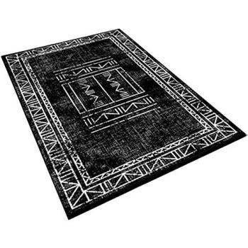 Polyesterteppich WellHome Nine Schwarz 80x120cm