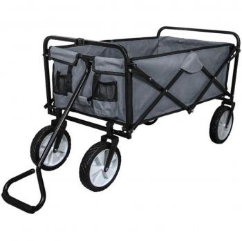 Foldable Garden Cart Grey