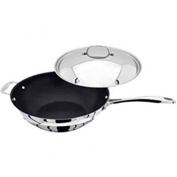 Stellar 7000 Series 30cm Non-Stick Wok with Lid