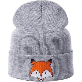 Solid Knit Cotton Warm Hats Caps