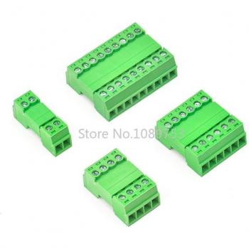 5 Sets 15EDGRK 3.81mm 2 Pin Right Angle Screw Terminal Block Connector