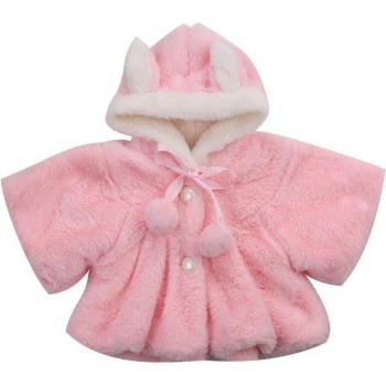 Abrigo Capa Piel Cálida Pudcoco para Bebé Recién Nacido