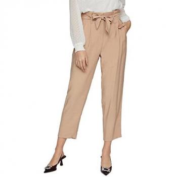 Pantaloni Vila Kaya Beige
