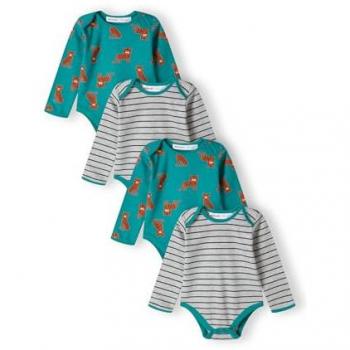 MINOTI Langarmbody Set (4 Stück) für Babys