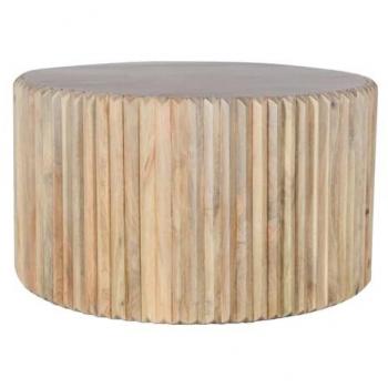 Hudson Mango Round Coffee Table – 80 cm Diameter, 46 cm Height