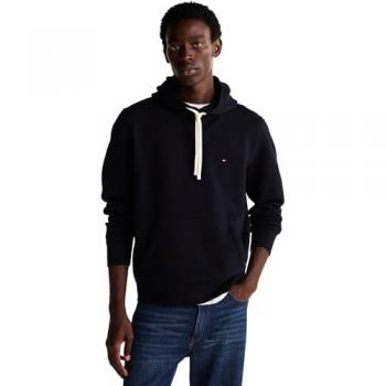 Sudadera Tommy Hilfiger Essential en Algodón Azul Marino (Talla L)