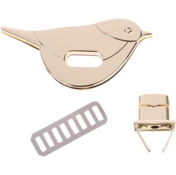 Bird Clasp Turn Lock for Handbags