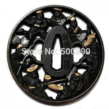 Protection TSUBA en alliage pour épée KATANA WAKIZASHI TANTO