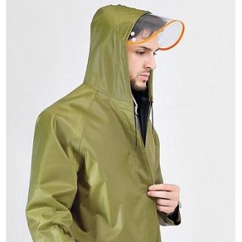Chaqueta de lluvia con capucha para hombres y mujeres