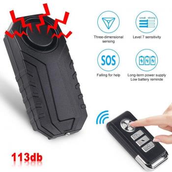 113dB Wireless Bike Anti-Theft Alarm System