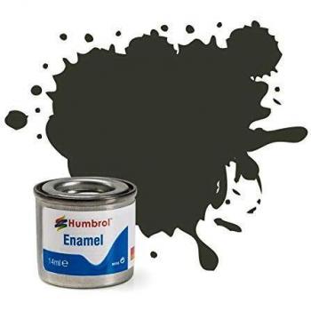 HUMBROL 481253 Enamel Nr. 253 Dunkelgrün, RLM83, matt, 14 ml