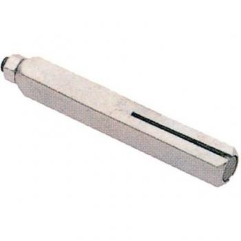 Ricambio maniglia Ghidini modello 13230500206 con pala in alluminio e rosone decorativo in ottone