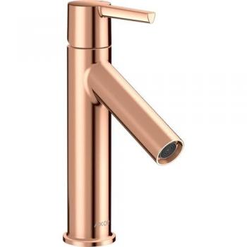 Grifo monomando Axor Starck 100 para lavabo color rojo dorado