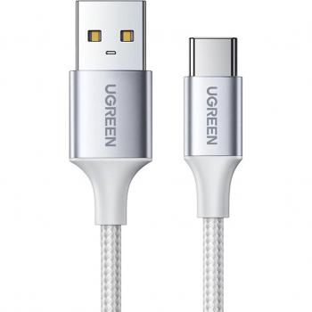 UGREEN QuickCharge 3.0 Dual‑Port USB‑A/USB‑C Cable – White, 3 m