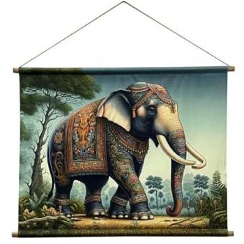 Cuadro Elefante Abstracto 3x100x75 cm – Decoración de Pared