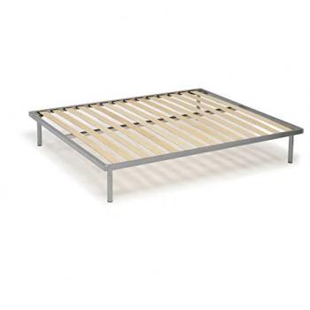 TALAMO ITALIA Rete ortopedica a 14 Doghe, adatto a letto da una piazza e mezza, 100% Made in Italy, Rete in multistrato di betulla, cm 120x200h34, con imballo