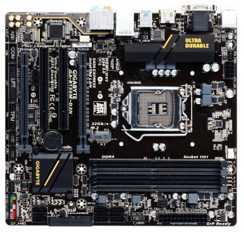 Gigabyte GA‑B150M‑D3H motherboard M.ATX 1151 – Nero