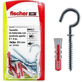 Tasselli DUOPOWER 6 C/1 K in blister con occhiolo aperto