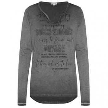 SOCCX Langarmshirt aus Baumwolle