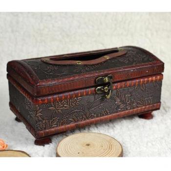 Vintage Wooden Napkin Holder