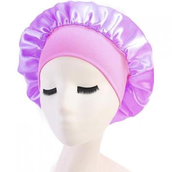 Bonnet de douche en satin pour femmes