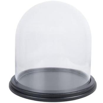 Eef Clayre Ronde Houten Stoel 23x22 cm Glasoptie
