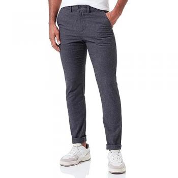 Pantalón chino 'Miles' negro de SELECTED
