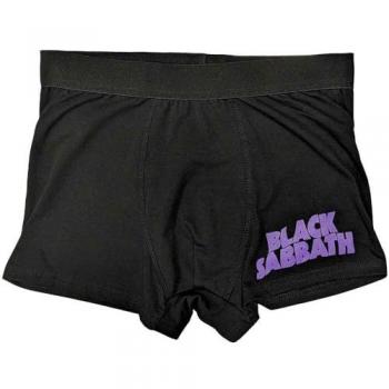 Black Sabbath Wavy Band Logo Boxer Shorts