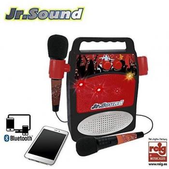 ALTAVOZ PORTATIL BLUETOOTH CON 2 MICROFONOS