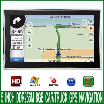 5 inch HD Vehicle Navigation System