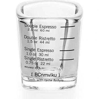 Vaso Cuadrado Vidrio Transparente 60ml