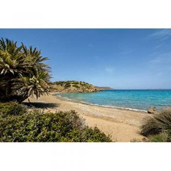 Itanos Palmenstrand Leinwanddruck 75 × 50 cm – Reise-Zikaden.de Edition