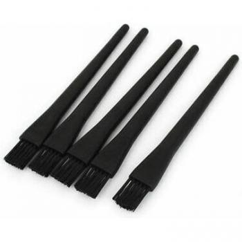 5 Pcs ESD Safe Cleaning Brush with Black Plastic Handle