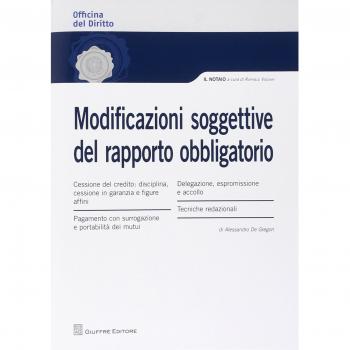 Modificazioni soggettive del rapporto obbligatorio