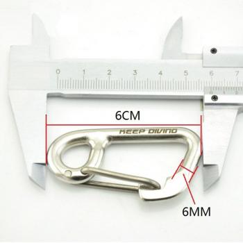 Stainless Steel Dive Line Carabiner Clips