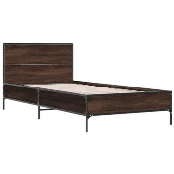VidaXL Bettgestell Eichen-Optik 75x190 cm